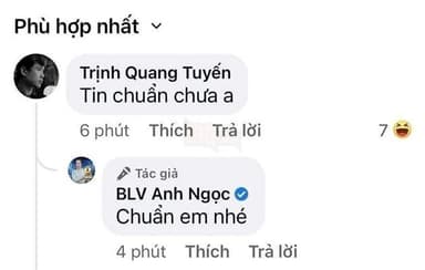 Tin chuẩn chưa anh?